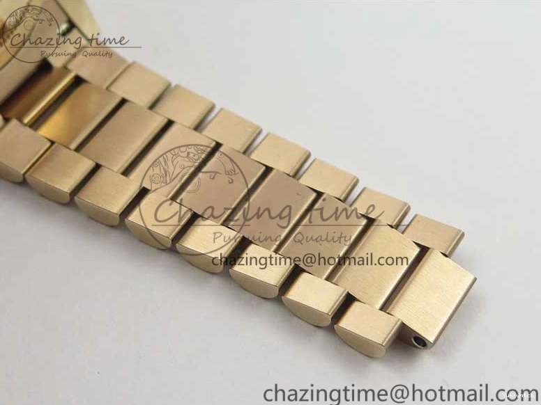 36 Day-Date Dial Edition Maker President RG 128239 Markers on Crystral RG Bp MOP Bracelet Best White 1220